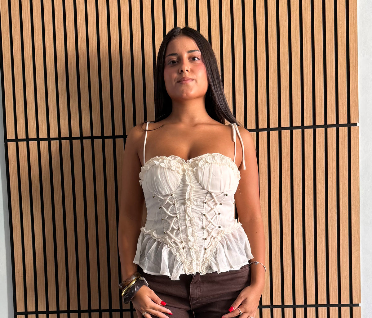 CORSETTO LACE-UP
