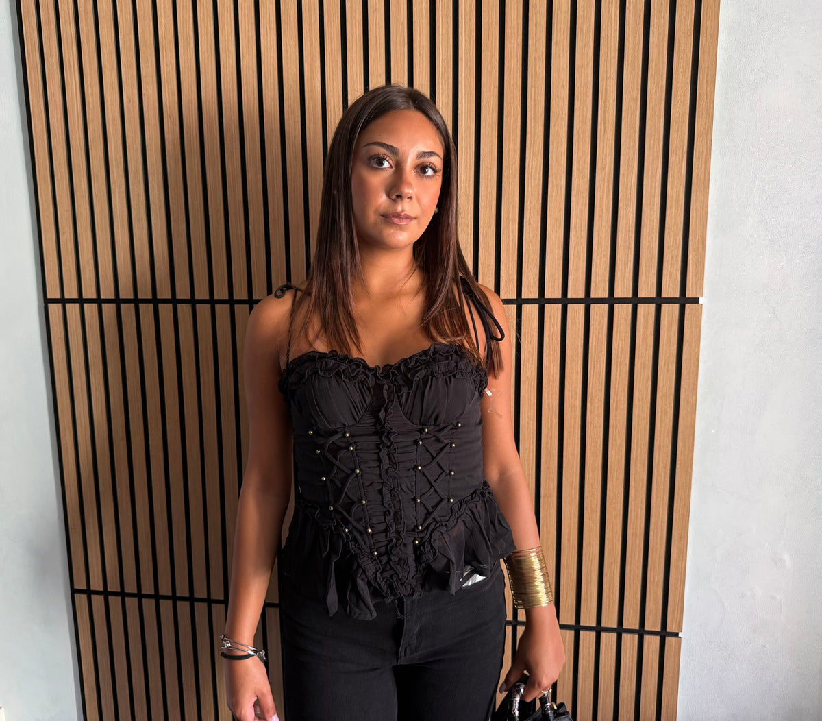 CORSETTO LACE-UP